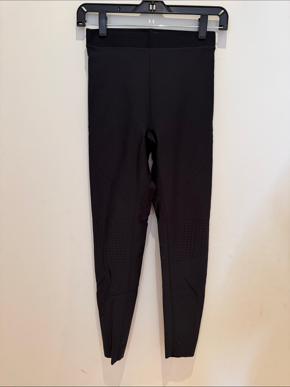 ultracor Black High-Waist Perforated Leggings